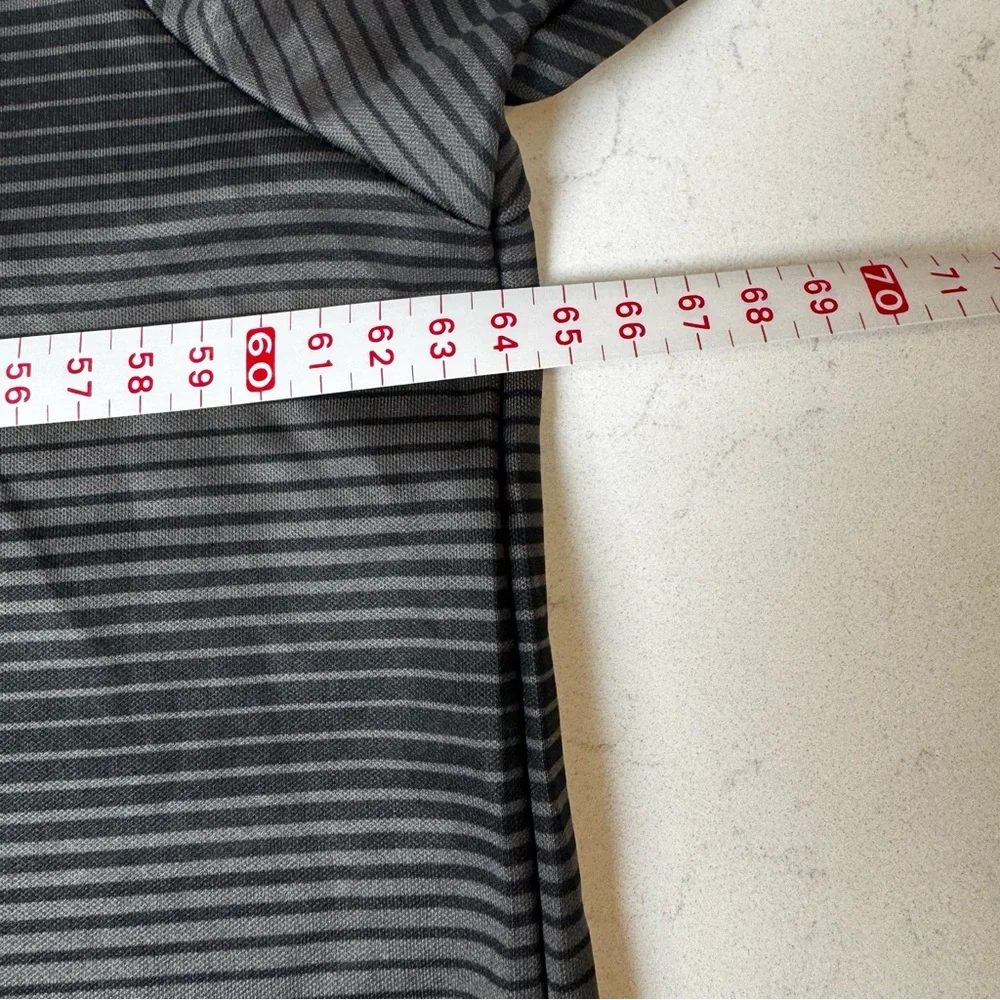 Storm Men's Charcoal Striped Polo Shirt - Picture 7 of 7